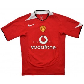 Manchester United 2004-2006 Retro Maglia Prima Manica Corta